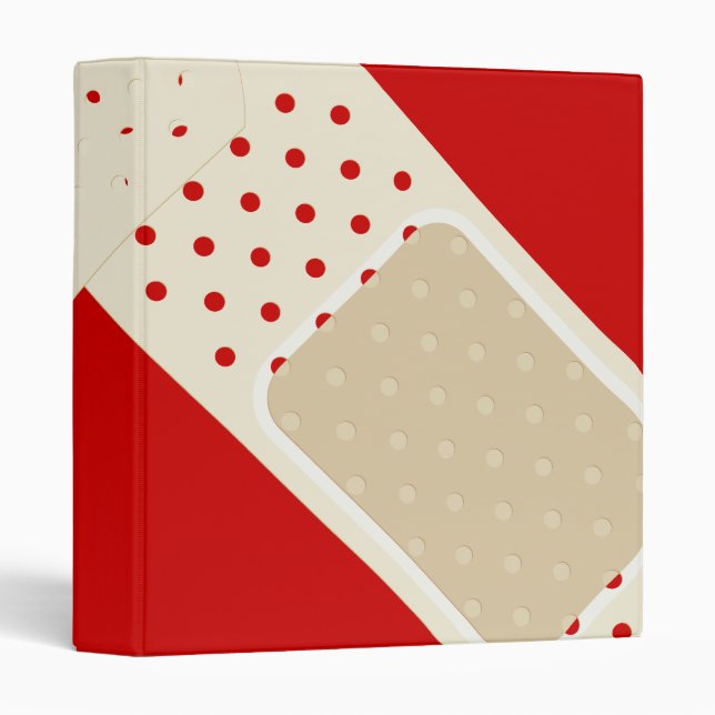 Band Aid 3 Ring Binder (Front/Spine)