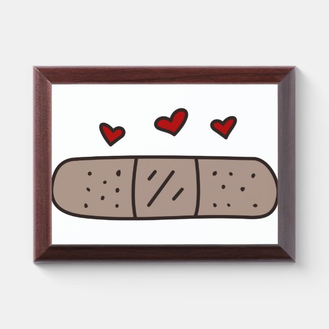 Band Aid Award Plaque (Horizontal)