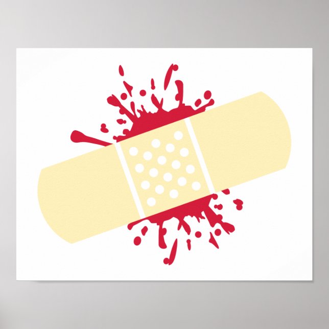 Band-aid Blood Poster (Front)