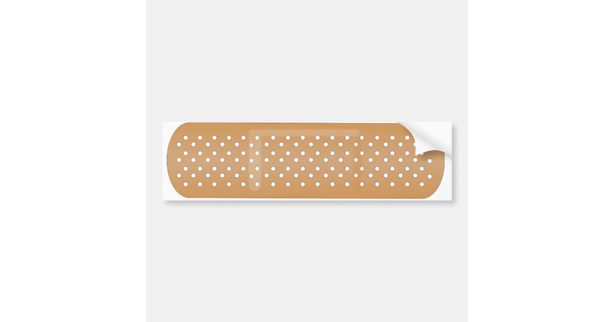 Band Aid Bumper Sticker | Zazzle