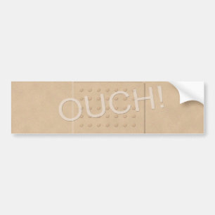 BAND AID BUMPER STICKER