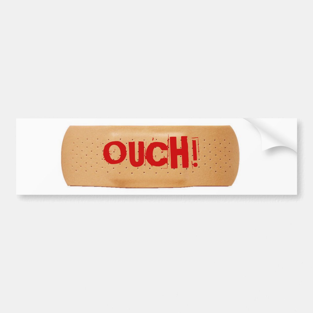 Band Aid Bumper Sticker Zazzle