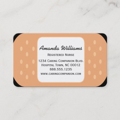Band-aid Nurse or Caregiver Business Card