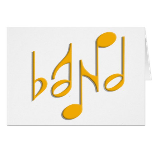 band cards (Front Horizontal)