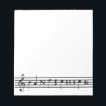 Band Chick Notepad<br><div class="desc">Perfect for the Band Chick in your life, this design spells out the words "Band Chick" in a combination of notes and letters. Check out my store for other great music products!</div>