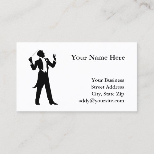 Band Conductor Business Card Templates