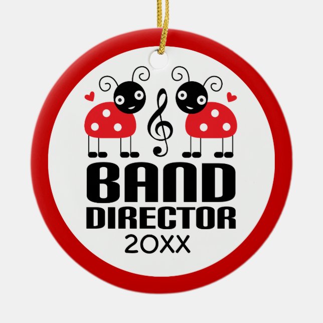 Band Director Christmas Ornament (Front)