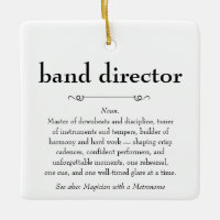 Band Director Definition Thank You Gift