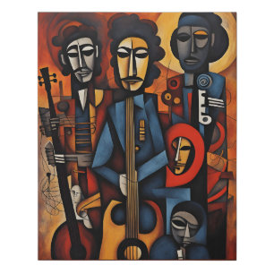 Band Faux Canvas Print