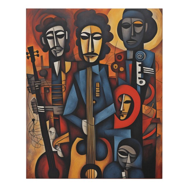 Band Faux Canvas Print (Front)