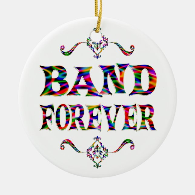 Band Forever Ceramic Ornament (Front)