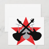 band guitar drum star (Front/Back)