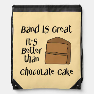 Band Is Great Drawstring Bag