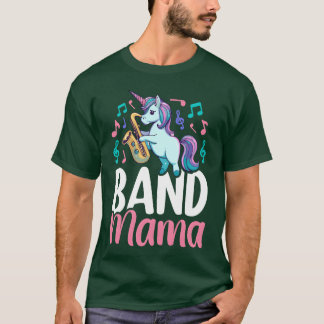 Band Mama Saophone Mama Marching Band for vintage T-Shirt