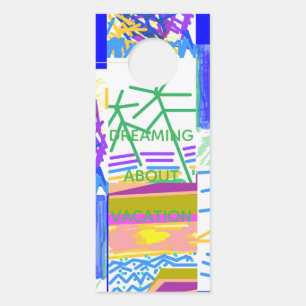 Band Members Festive Abstract Door Hanger