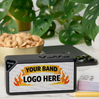 🎵 Band Merch Bluetooth Speaker | Custom Band Logo