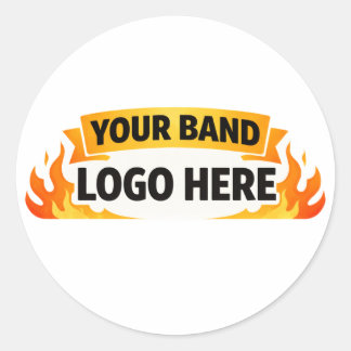🎵 Band Merch Sticker | Custom Band Logo