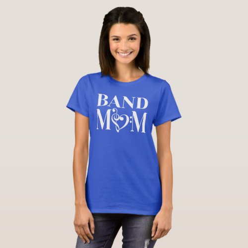 Band Mom Cute T_Shirt For Marching Band Mothers