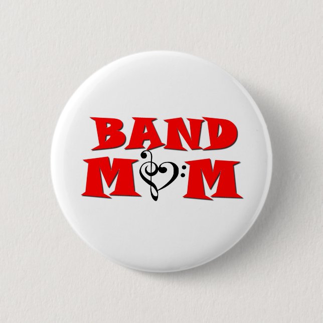 Band Mom gifts Button (Front)
