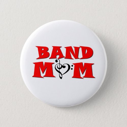 Band Mom gifts Button
