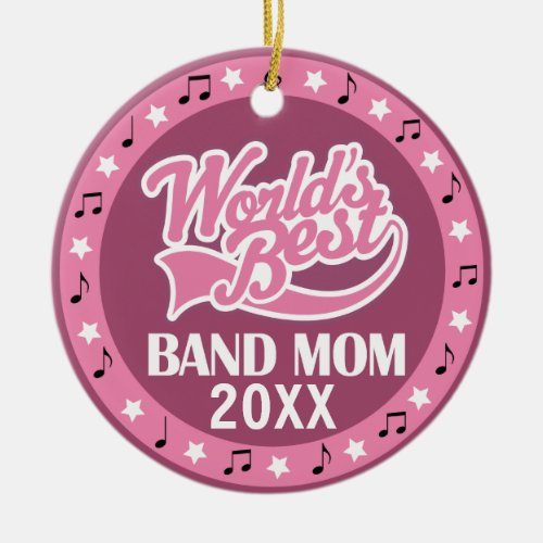 Band Mom Personalized Thank You Gift Ceramic Ornament