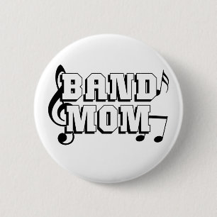 Band Mom Pinback Button