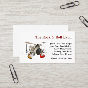 Band Musician Music Teacher Business Card