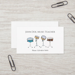 Band Musician Music Teacher Business Card
