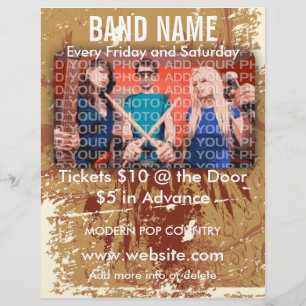 Band Name Music Flyer