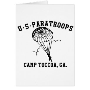 Band of Brothers Currahee US Paratrooper Toccoa Cards