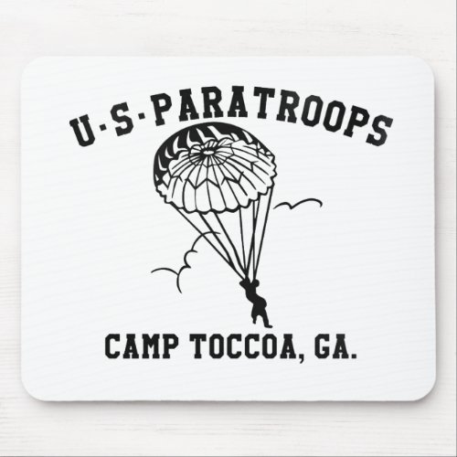 Band of Brothers Currahee US Paratrooper Toccoa Mouse Pad