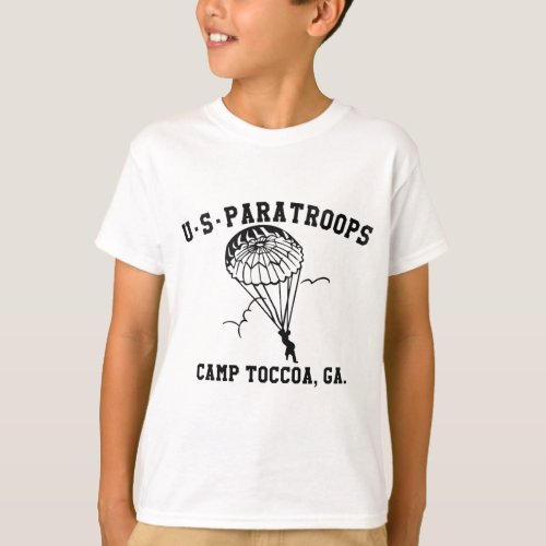 Band of Brothers Currahee US Paratrooper Toccoa T_Shirt