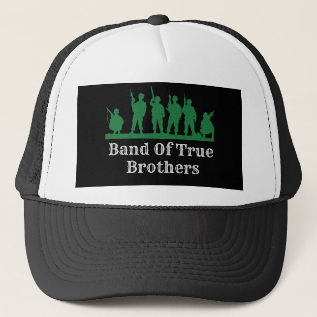 band of brothers tshirts army military usa trucker hat (Front)