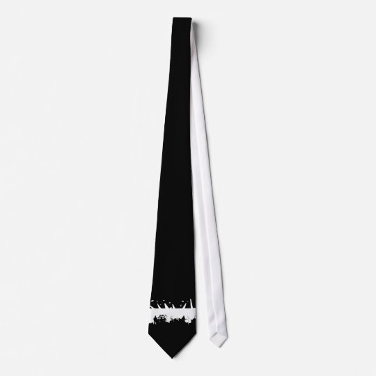 Band On Stage Concert Silhouette B&W Tie