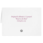 Band on the Run Let's Get Together Card (Back Horizontal)