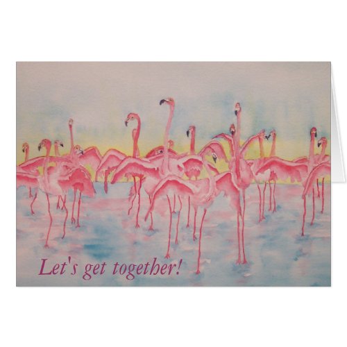 Band on the Run Lets Get Together Card