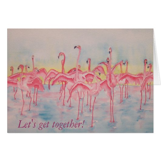Band on the Run Let's Get Together Card (Front Horizontal)