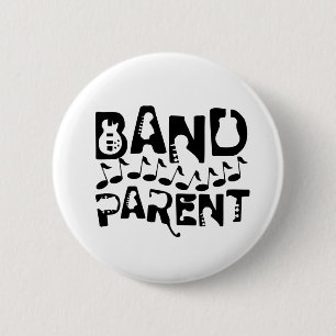 Band Parent Music Notes Button