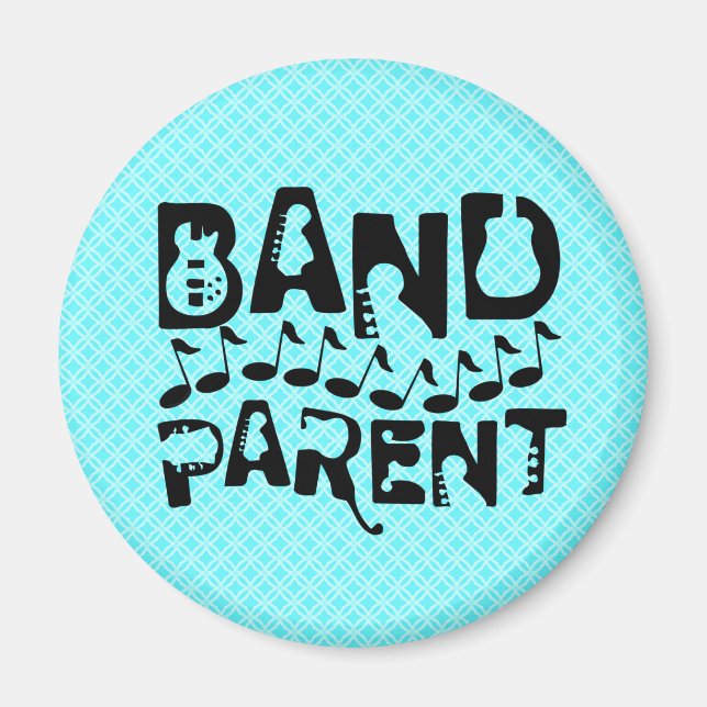 Band Parent Music Notes Magnet (Front)