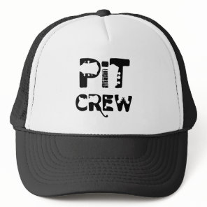 Band Pit Crew Musical Text Trucker Hat