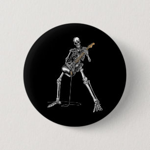 Band Rock And Roll Guitar s For Men Band Tee Button