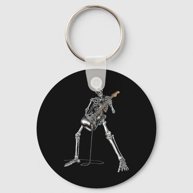 Band  Rock And Roll Guitar s For Men Band Tee  Keychain (Front)