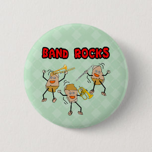 Band Rocks Button