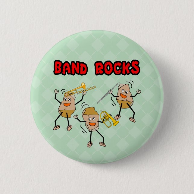 Band Rocks Button (Front)