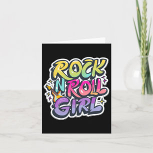 Band Shirts For Kids Rock N Roll Girl Rock And Rol Card