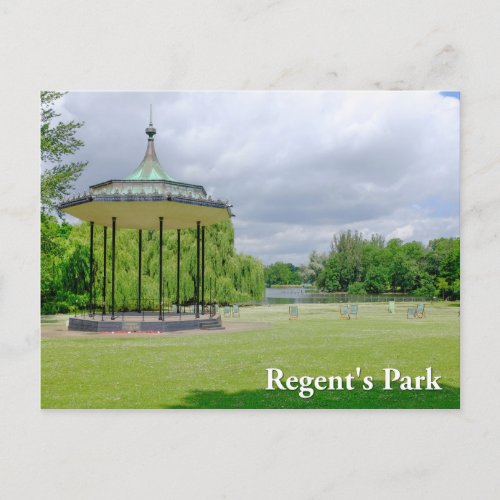 Band Stand Regents Park London Postcard