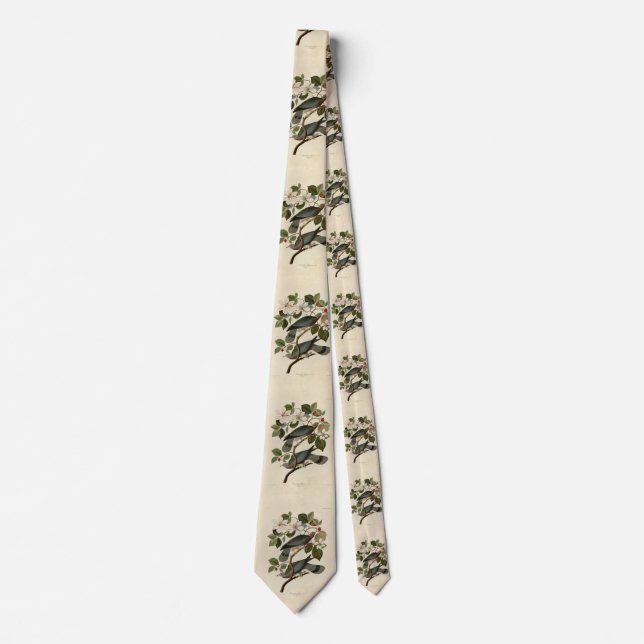 Band-tailed Pigeon - Audubon's Birds of America  Neck Tie (Front)
