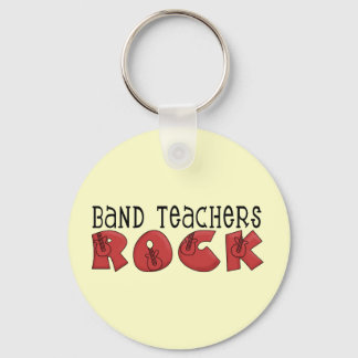 Band Teachers Rock Tshirts and Gifts Keychain