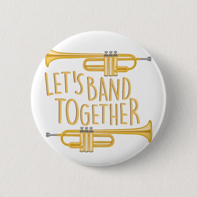 Band Together Pinback Button (Front)
