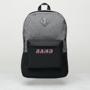 Band USA Flag Back Pack